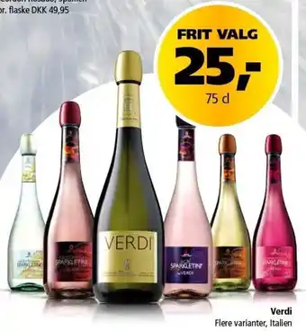 BorderShop Verdi 75 CL tilbud