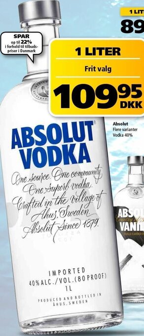 BorderShop Absolut tilbud