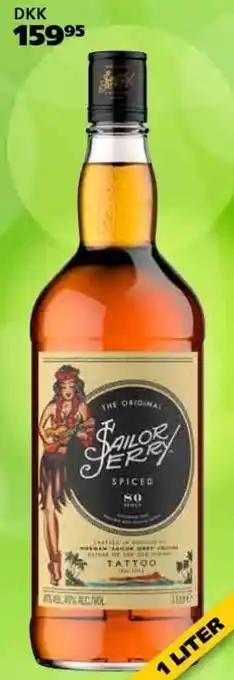 BorderShop Sailor Jerry Spiced Rum 1 Liter tilbud