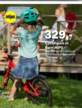 Biltema Cykelhjelm til børn MIPS tilbud