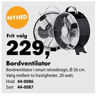 Biltema Bordventilator tilbud