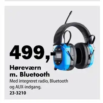 Biltema Høreværn m. Bluetooth tilbud