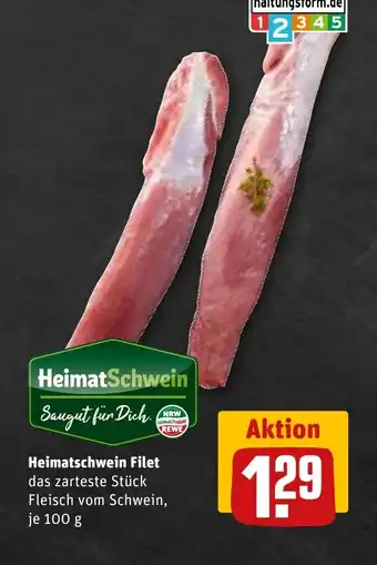 REWE DE Heimatschwein Filet tilbud