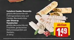 REWE DE Fackelbrot Cheddar Mozzarella tilbud