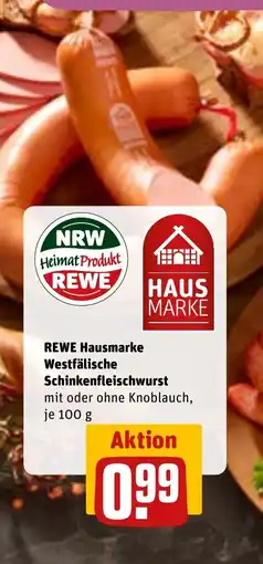 REWE DE REWE Hausmarke Westfälische Schinkenfleischwurst tilbud