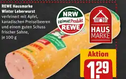 REWE DE REWE Hausmarke Winter Leberwurst tilbud