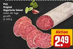 REWE DE Pick Original Ungarische Salami tilbud