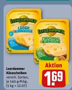 REWE DE Leerdammer Käsescheiben tilbud
