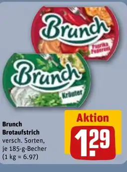 REWE DE Brunch Brotaufstrich tilbud