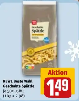 REWE DE REWE Beste Wahl Geschabte Spätzle tilbud