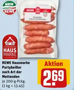 REWE DE REWE Hausmarke Partybeiẞer nach Art der Mettenden tilbud