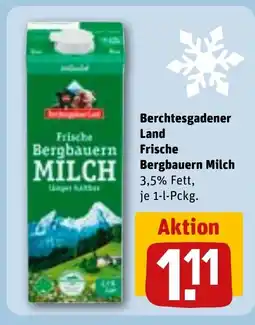 REWE DE Berchtesgadener Land Frische MILCH Bergbauern Milch tilbud