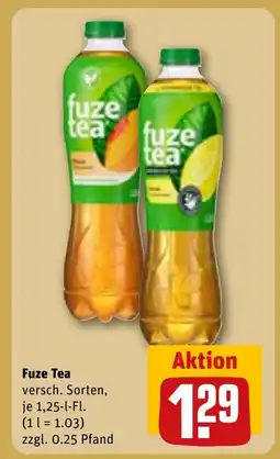 REWE DE Fuze Tea tilbud