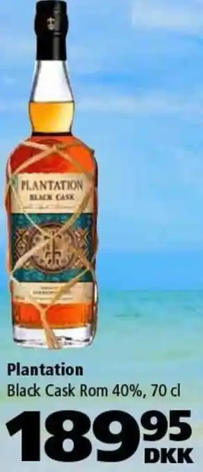 BorderShop Plantation Black Cask Rom 70 CL tilbud