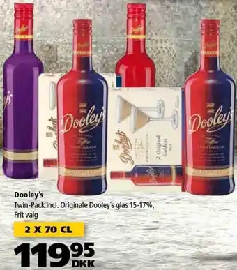 BorderShop Dooley's 2x70 CL tilbud