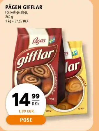 Scandinavian Park PÅGEN Gifflar tilbud