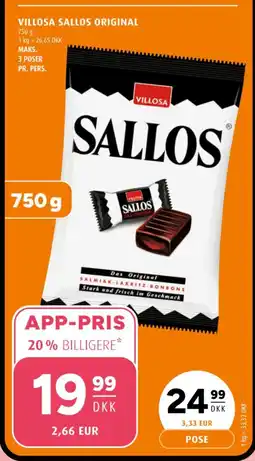 Scandinavian Park Villosa Sallos original tilbud