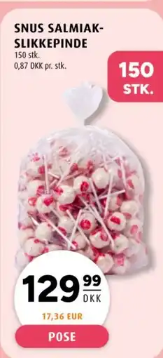 Scandinavian Park Snus Salmiak- slikkepinde tilbud