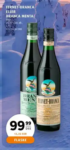 Scandinavian Park Fernet-Branca eller Branca Menta tilbud