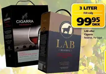 BorderShop Lab Eller Cigarra 3 Liter tilbud
