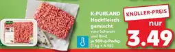Kaufland DE K-PURLAND Hackfleisch gemischt tilbud