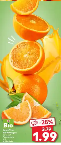 Kaufland DE Span./ital. Bio-Orangen tilbud