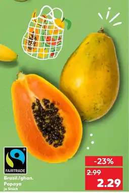 Kaufland DE Brasil./ghan. Papaya tilbud