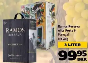 BorderShop Ramos Reserva Eller Porta 6- 3 Liter tilbud