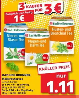 Kaufland DE BAD HEILBRUNNER Heilkräutertee tilbud