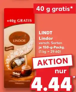 Kaufland DE LINDT Lindor tilbud