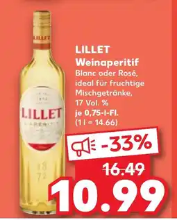 Kaufland DE LILLET Weinaperitif tilbud