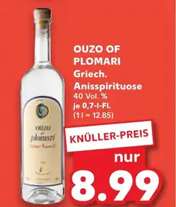 Kaufland DE OUZO OF PLOMARI Griech. Anisspirituose tilbud
