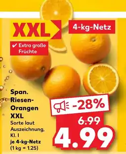 Kaufland DE Span. Po Riesen- Orangen XXL tilbud