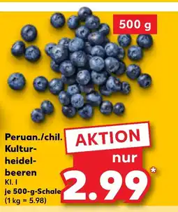Kaufland DE Peruan./chil. Kultur- heidelbeeren tilbud