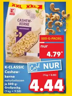 Kaufland DE K-CLASSIC Cashew- kerne tilbud