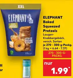 Kaufland DE ELEPHANT Baked Squeezed Pretzels tilbud