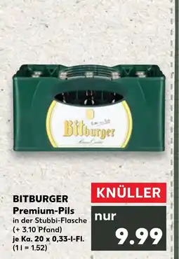 Kaufland DE BITBURGER Premium-Pils tilbud