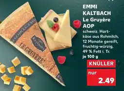 Kaufland DE EMMI KALTBACH Le Gruyère AOP tilbud