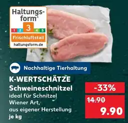 Kaufland DE K-WERTSCHÄTZE Schweineschnitzel tilbud