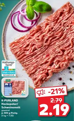 Kaufland DE K-PURLAND Hackepeter/ Schweinemett tilbud