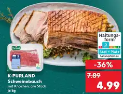 Kaufland DE K-PURLAND Schweinebauch tilbud