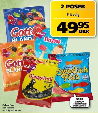 BorderShop Malaco Poser tilbud
