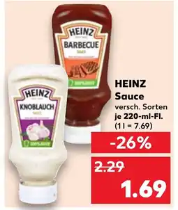 Kaufland DE HEINZ Sauce tilbud