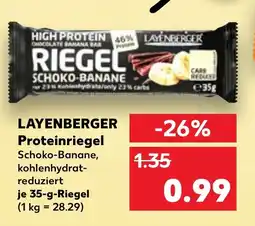 Kaufland DE LAYENBERGER Proteinriegel tilbud