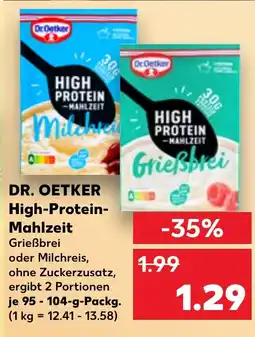 Kaufland DE DR. OETKER High-Protein- Mahlzeit tilbud