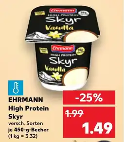 Kaufland DE EHRMANN High Protein Skyr tilbud