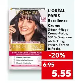 Kaufland DE L'ORÉAL Paris Excellence Creme tilbud