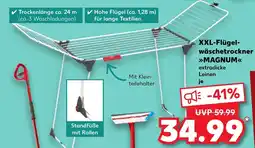Kaufland DE XXL-Flügel- wäschetrockner Magnum tilbud