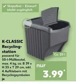 Kaufland DE K-CLASSIC Recycling- station tilbud