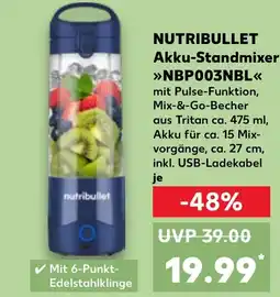 Kaufland DE NUTRIBULLET Akku-Standmixer NBP003NBL tilbud